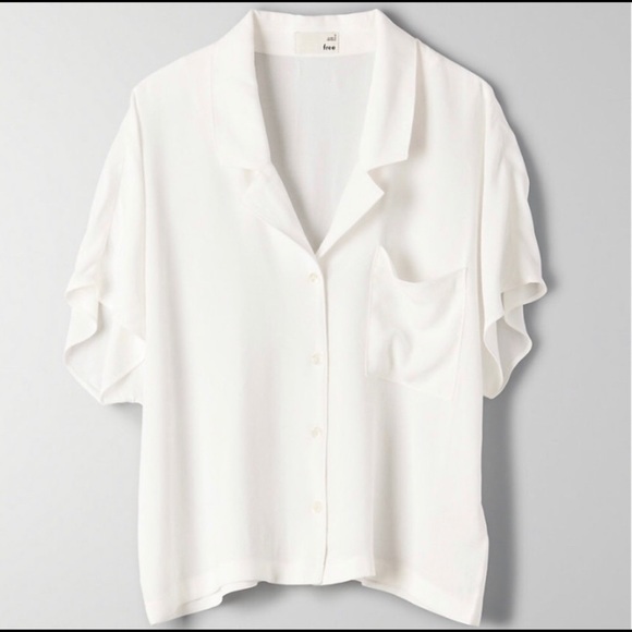 Aritzia White Blouse - Picture 2 of 2